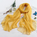 Womens Girl Candy Color long soft silk chiffon scarf Wrap Shawl Pashmina Scarves